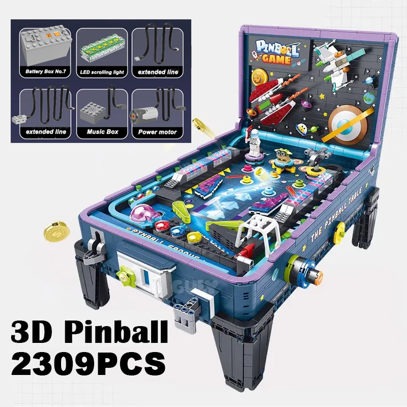 Solar System Orrery - 2309PCS Creative 3D Pinball Game Go