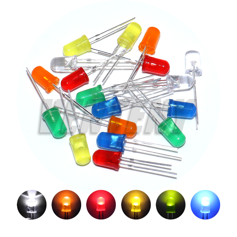 Science Hobby Kit - 5mm Diffused LED Diode Kit Lamp