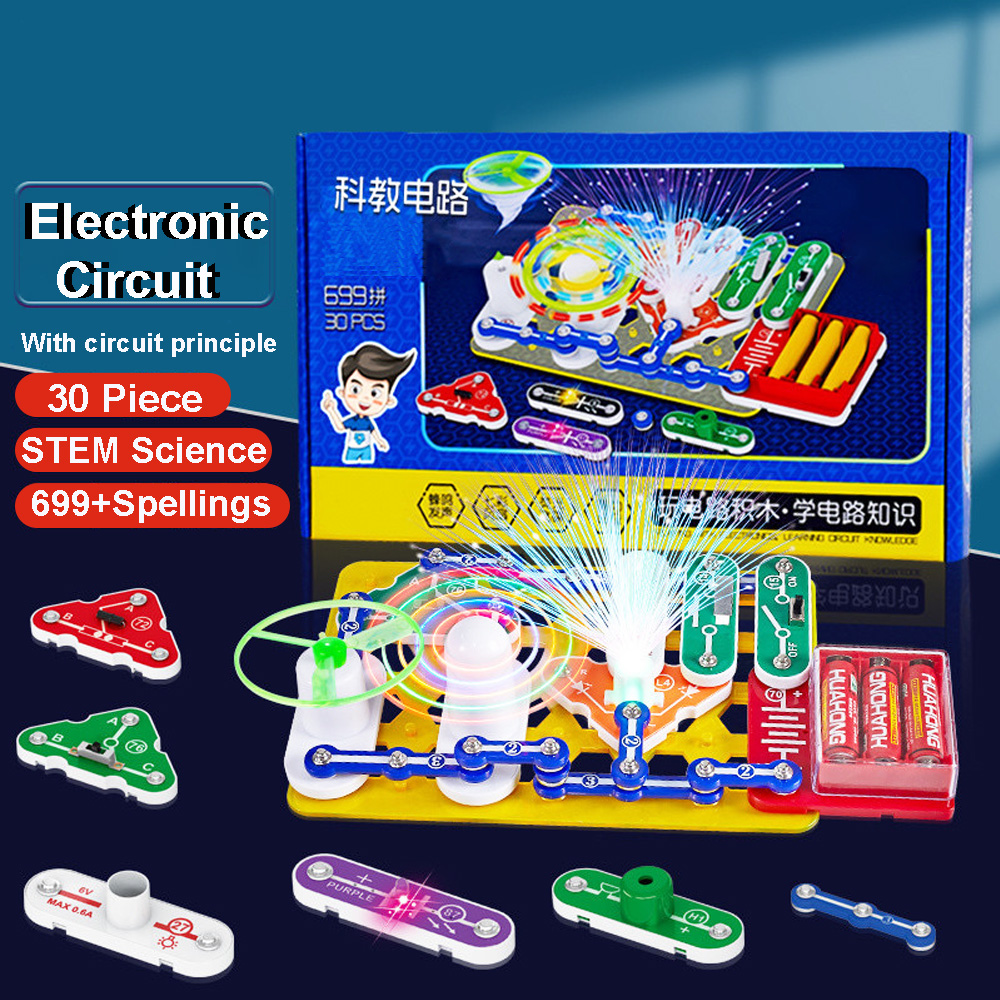 Circuit Snap Kit - Science Experiments Kits For Kids Physics