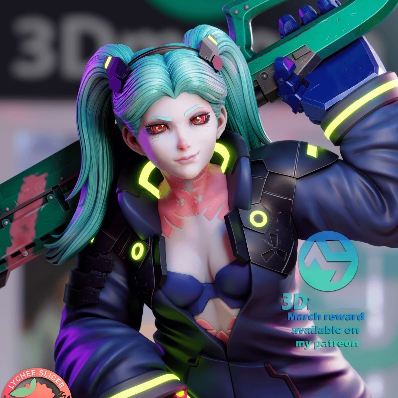 Science Hobby Kit - 1/24 Scale Cyberpunk Science Fiction Female