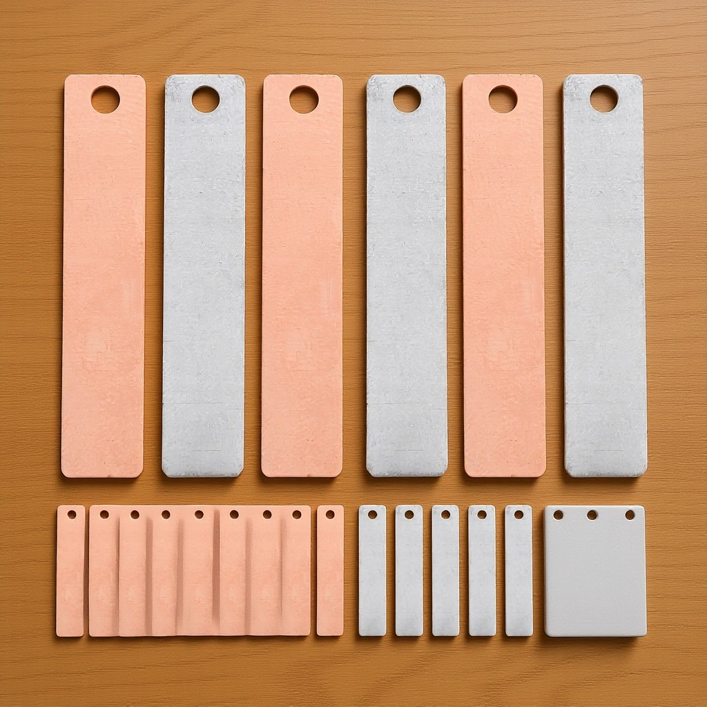 Science Experiment - 1Set Zinc Copper Electrode Strips for