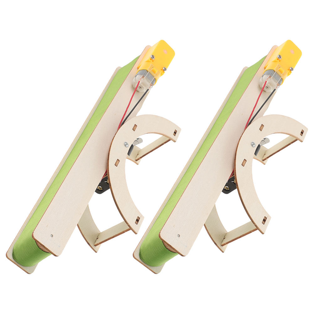 Science Kit - 2Pcs Electric Conveyor Belt DIY Assembly