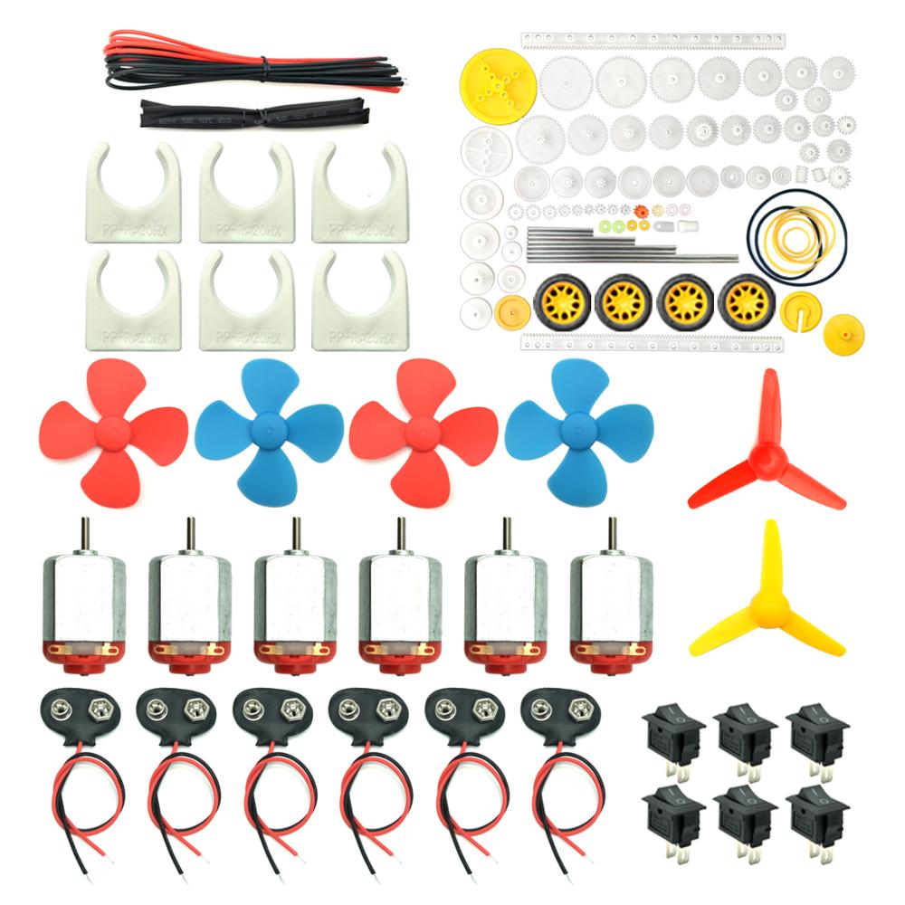 6 Set Motors Kit, Mini Electri - огляд і ціна Science Hobby Kit
