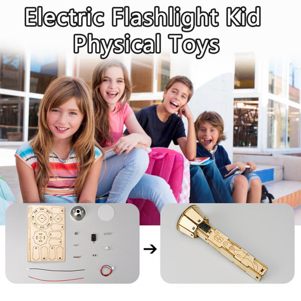 Wooden DIY Flashlight Puzzle K - огляд і ціна Science Project Physics