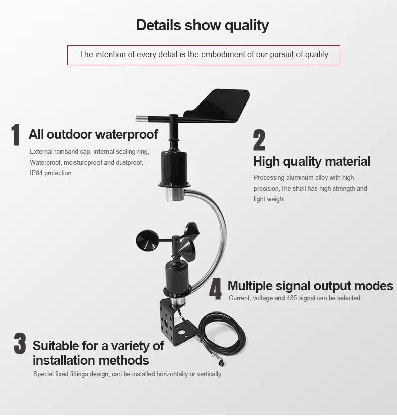 2026 0-5v Outdoor IP65 Waterpr - огляд і ціна Anemometer Wind Speed
