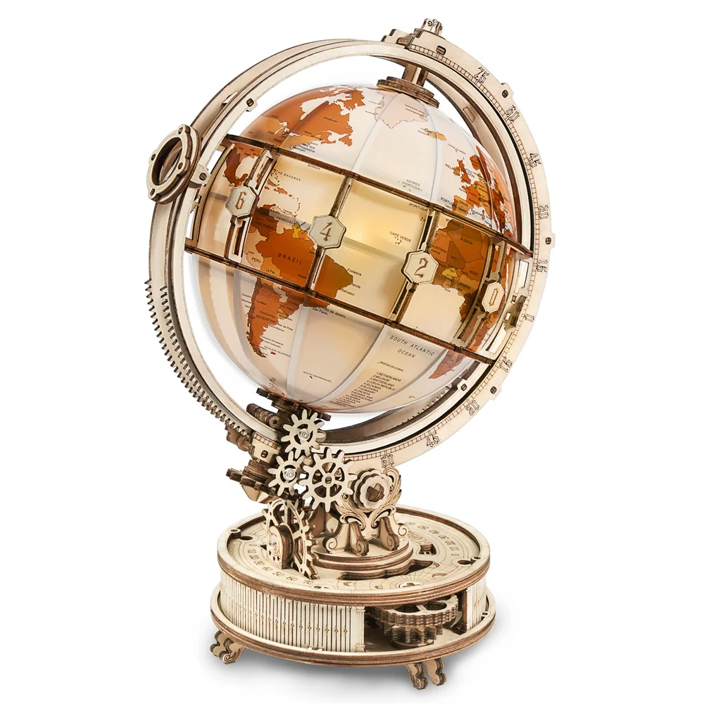 Wooden Globe Lamp 3D Puzzle Ga - огляд і ціна Solar System Orrery