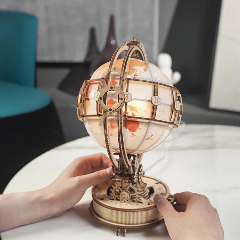 Wooden Globe Lamp 3D Puzzle Ga - огляд і ціна Solar System Orrery