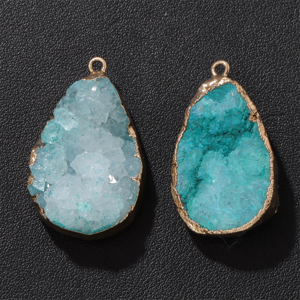 1PC Natural Agate Geode Pendan - огляд і ціна Science Nature