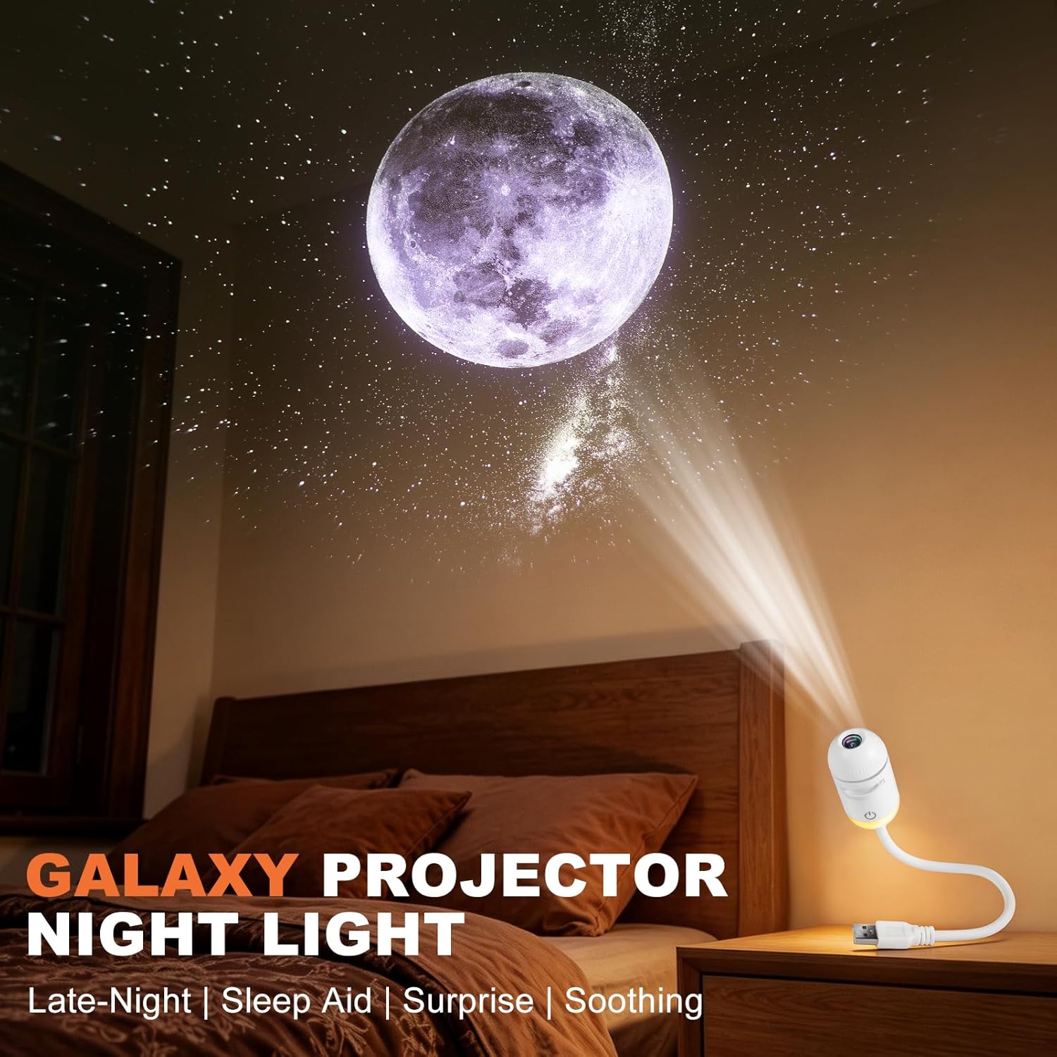 Galaxy Projector Night Light,  - огляд і ціна Planetarium Projector Home