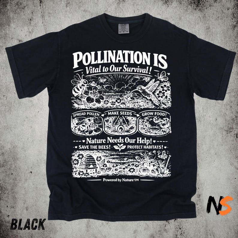 Bee Pollination Vintage Shirt, - огляд і ціна Science Nature