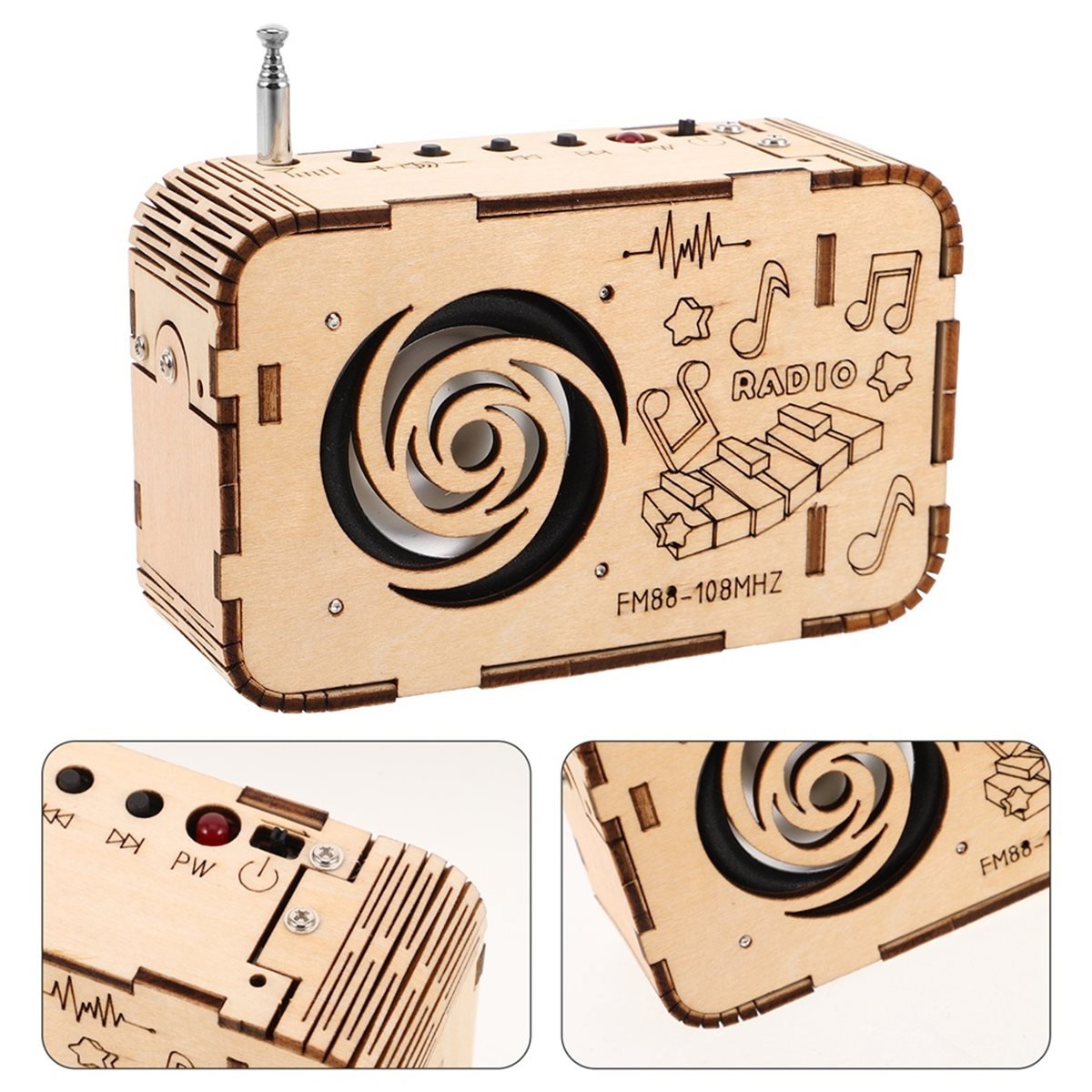 DT57 LATEST MODEL 88-108MHZ DI - огляд і ціна Science Project Physics