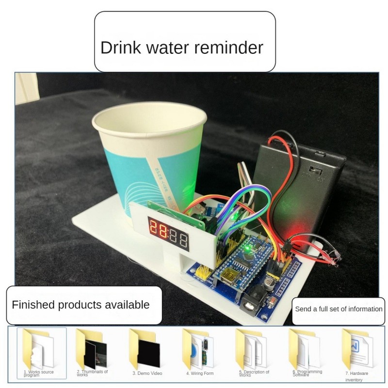 Drink Water Reminder Robot Han - огляд і ціна Science Nature