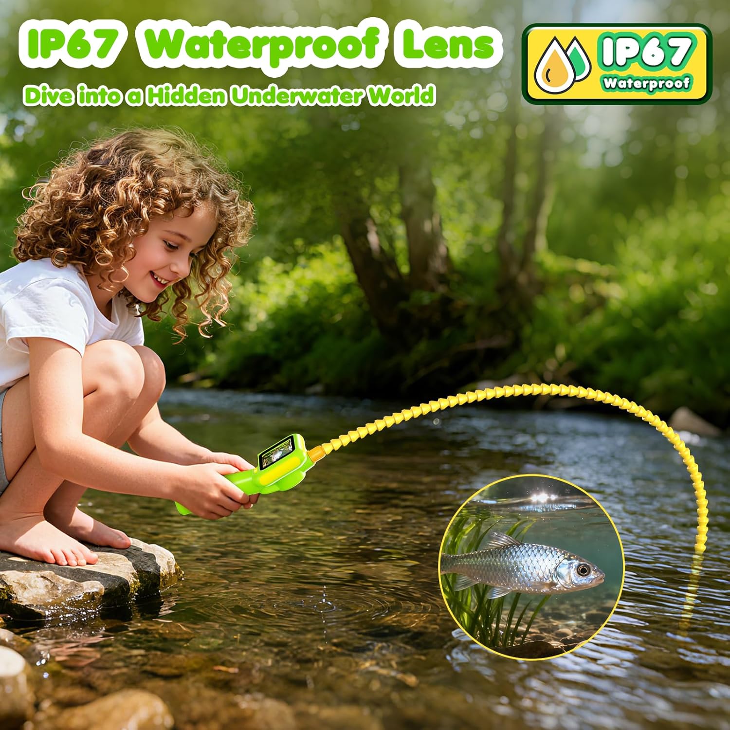 Endoscope for Kids, Borescope  - огляд і ціна Science Nature