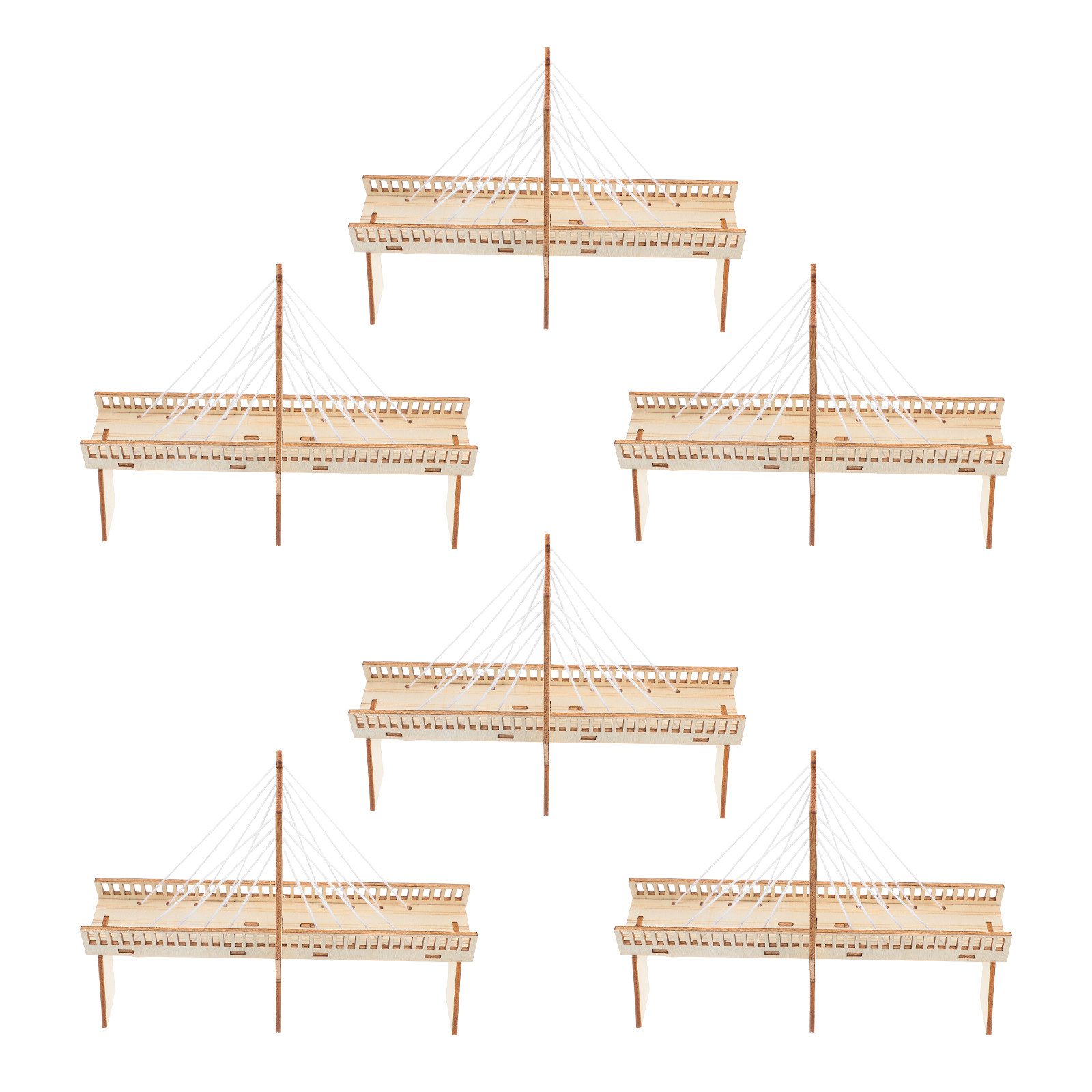 6Sets Stem Cable-Stayed Bridge - огляд і ціна Science Project Physics