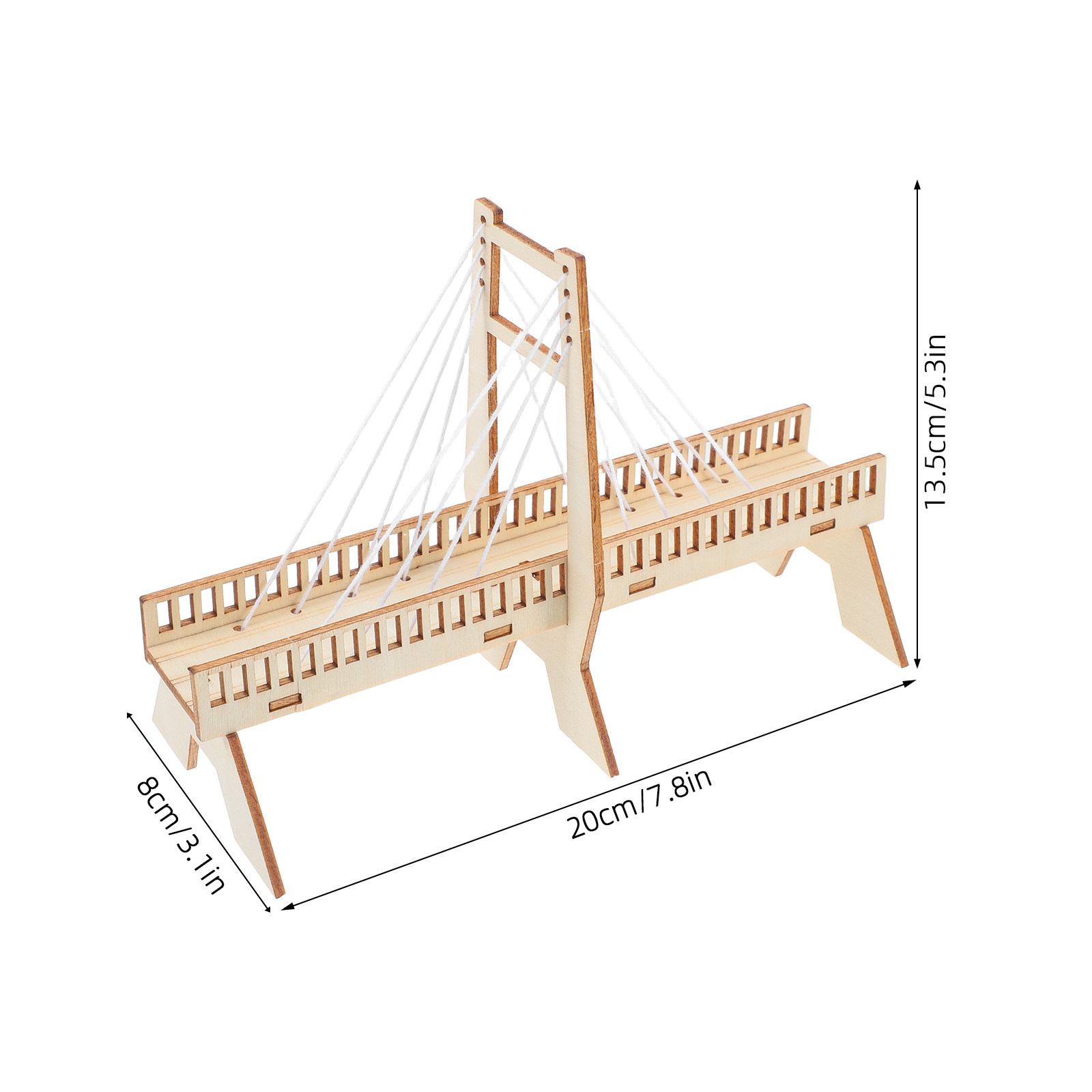 6Sets Stem Cable-Stayed Bridge - огляд і ціна Science Project Physics