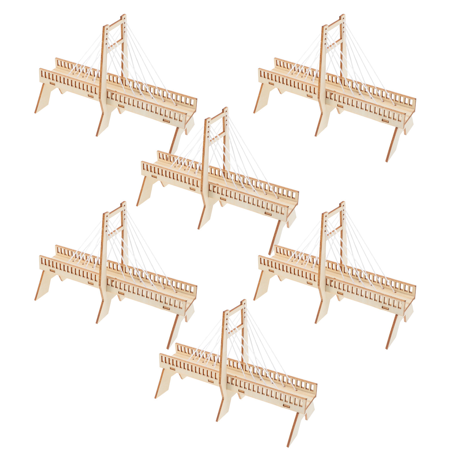 6Sets Handmade Cable-Stayed Br - огляд і ціна Science Project Physics