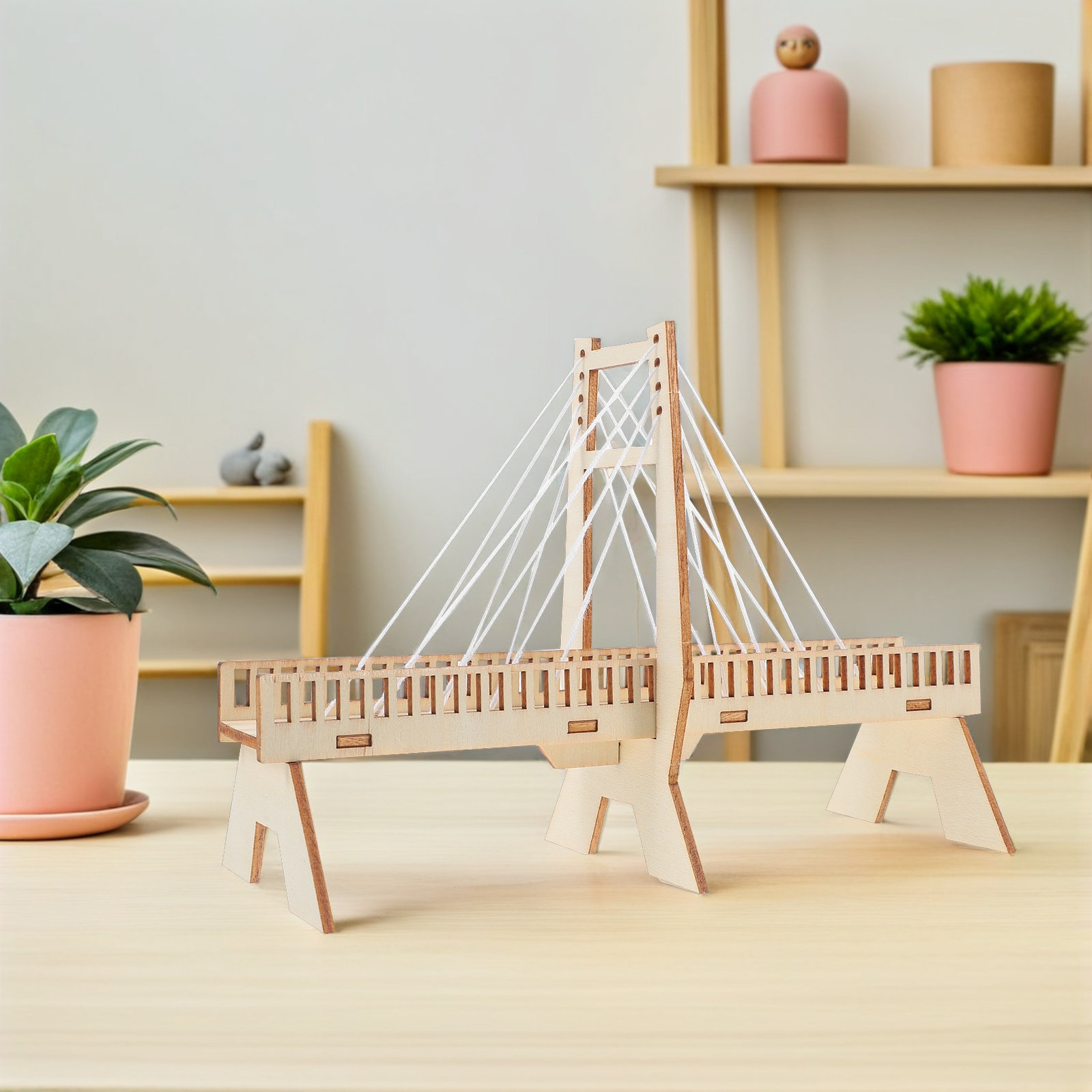 6Sets Handmade Cable-Stayed Br - огляд і ціна Science Project Physics