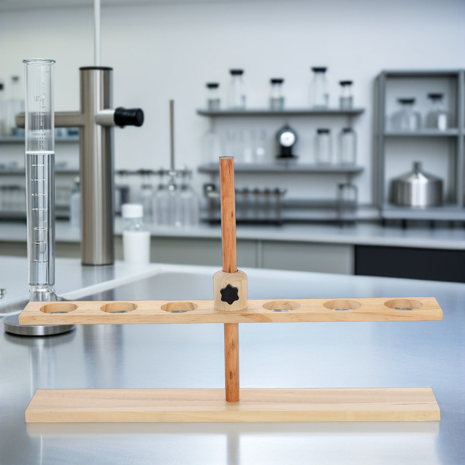 6 Hole Wooden Adjustable Chemi - огляд і ціна Science Experiment